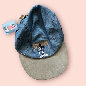 Disney | Vintage Mickey Denim Baseball Hat